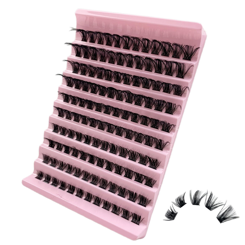 Photos - False Eyelashes GGOKOK Lash Clusters Wispy DIY Lash Extension 8-16mm Eyelash Clusters 120 pcs Natural Cluster Lashes Individual Lashes Clust