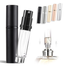 ASADAYS Portable Perfume Atomiser Refillable - 5ml Empty Travel Spray Bottle, Nano Mist, Bottom Filling Mini Atomizer, Pocket Size Cologne Dispenser