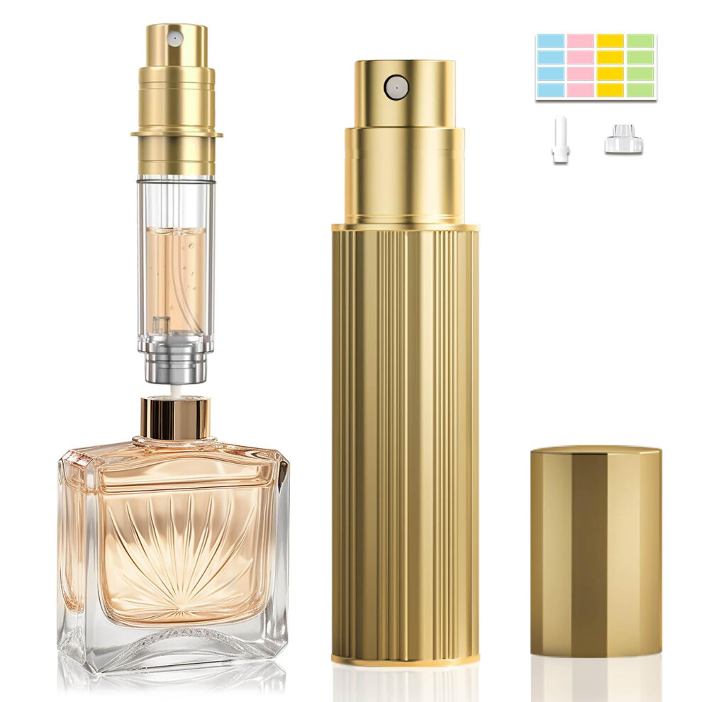 Joomoko Perfume Atomiser, Perfume Travel Bottle, 10Ml Atomiser Spray Bottle, Refillable & Travel Size Perfume Spray Bottle Easy To Refill Cologne