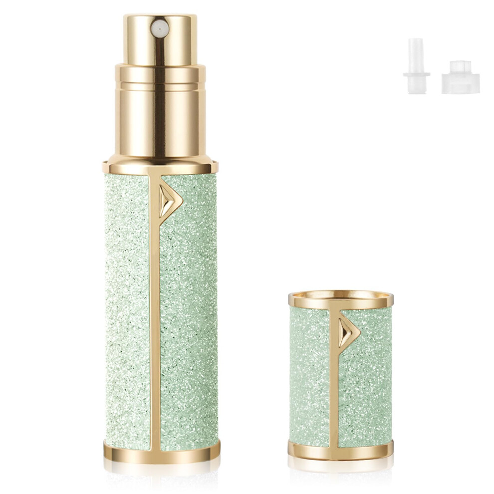 Lophe Perfume Travel Bottle, 5Ml Luxurious Perfume Atomiser Refillable, Shining Perfume Spray Bottle, Easy To Refill Perfume Atomiser For Women Men