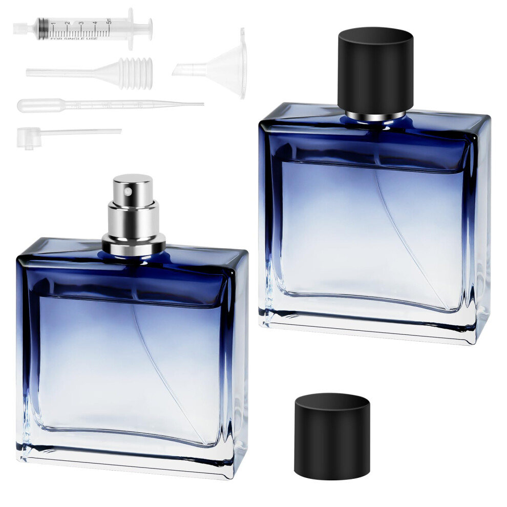 Lophe Perfume Atomiser Refillable, Mini Perfume Refill Bottles, Empty Clear Glass Perfume Atomiser Spray Bottles, Portable Atomiser With Fine Mist For