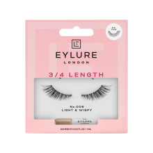 Eylure Length False Eyelashes, 009 Black, 1 Pair, Pack of 1 (Packaging may vary)