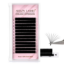 ARISON LASHES Easy Fan Volume Lashes 0.03 C Curl 12mm, Self Fanning Lash Extensions for Lash Artists, Blooming Lashes