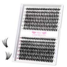 280 Pcs Individual Cluster Lashes 30D+40D D Curl 9-15Mix Lash Clusters DIY Lash Extension At Home Lashes That Look Like Eyelash Extensions