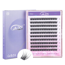 GAQQI Cluster Lashes 12mm Individual Lash Clusters 120Pcs C Curl 12 mm Eyelashes Diy Eyelash Extensions Soft Eyelashes Natural Look False Lashes At