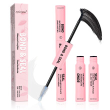 Syloripha Eyelash Glue Lash Bond and Seal for Individual Cluster DIY Eyelash Extensions, 2 in 1 Strong Hold Lash Adhesive, Waterproof, Latex Free for