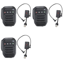 3X Trådlös -Bilradio med Mikrofon och Högtalare för IC-2720 IC-2200H IC-2100H IC-2300H IC-2730E IC-2800H IC-208H
