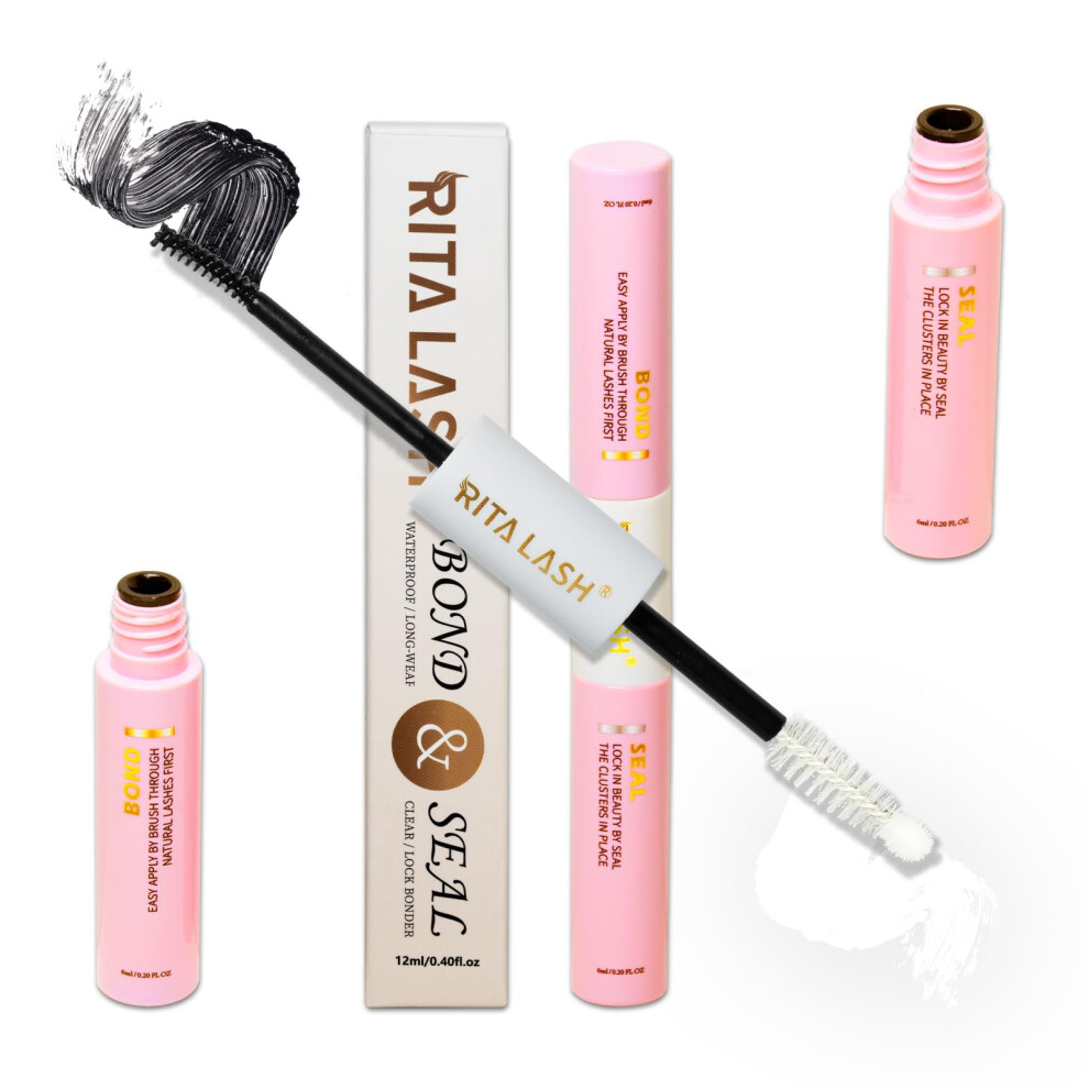 Ritalash Lash Bond And Seal For Individual Cluster Eyelash Glue - Long Lasting, Waterproof Diy Extension Glue