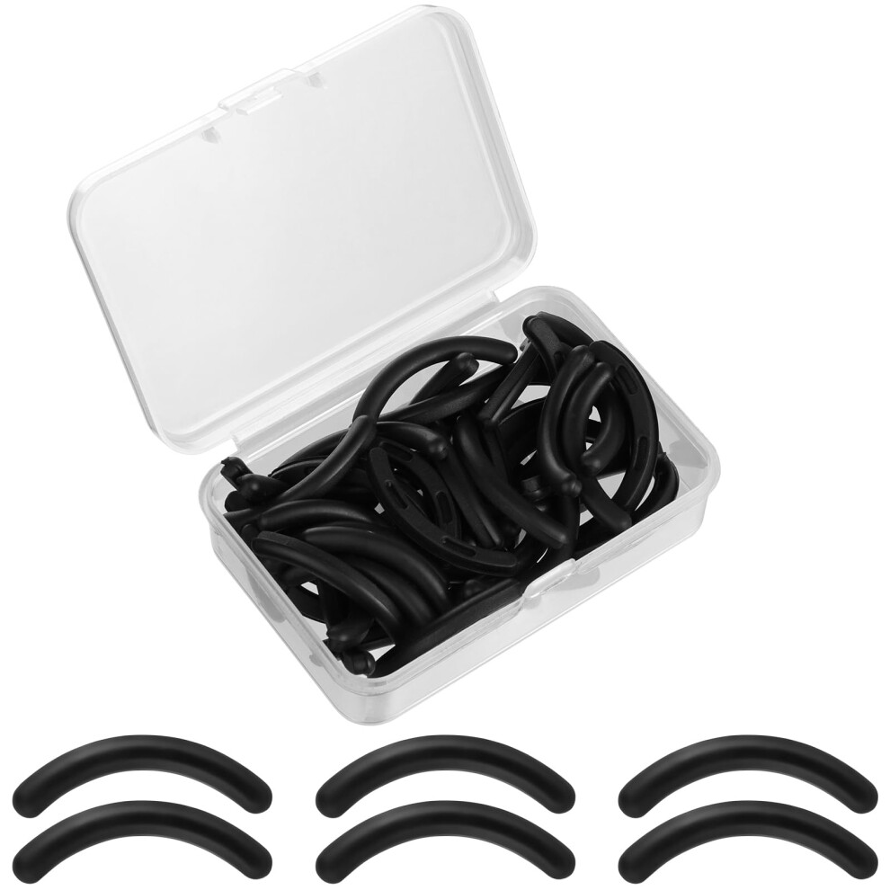 Butbu 50Pcs Eyelash Curler Refills, Eyelash Curlers Refill Pads, Silicone Rubber Curlers Replacement Pad, Durable Rubber Strips For Universal Eyelash
