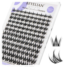 BEYELIAN Lash Clusters Manga Clusters Eye Lashes Spiky Cluster Eyelash Extensions 120 Pcs Individual Lashes Volume Anime Lash Clusters with Thin Band