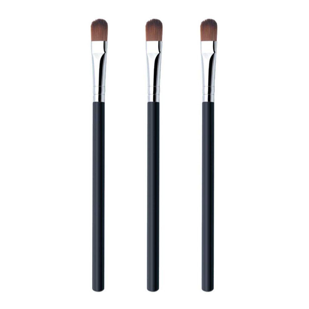Houchanges 3Pcs Eyeshadow Brush Make Up With Soft Synthetic Hairs,Eyeshadow Applicator Blending Foundation Concealer,Eyebrow,Eyeliner