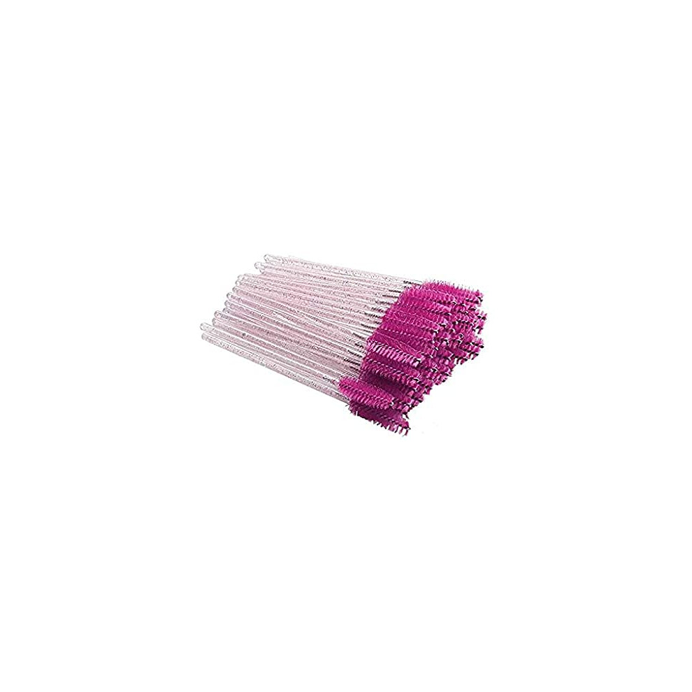 Beauty+ 50 Pcs Disposable Eyelash Brushes Mascara Wands Eye Lash Eyebrow Applicator/Castor Oil Applicator Cosmetic Makeup Brush Tool Kits
