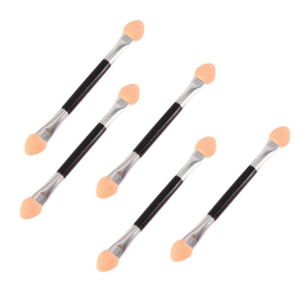 Fyaccd Eyeshadow Applicator, 5 Pcs Eye Shadow Brush, Disposable Eyeshadow Applicator, Double Head Sponge Eyeshadow Brush