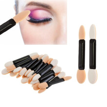 Eyeshadow Applicators, 20Pcs Eyeshadow Sponge Applicators, Eye Shadow Applicator, Dual Sided Oval Sponge Applicator, Eye Makeup Applicators for