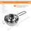 6-Pack Stainless Steel Double Boiler, Heat-Resistant Handle 2 Cup Capacity, Universal Pad 2