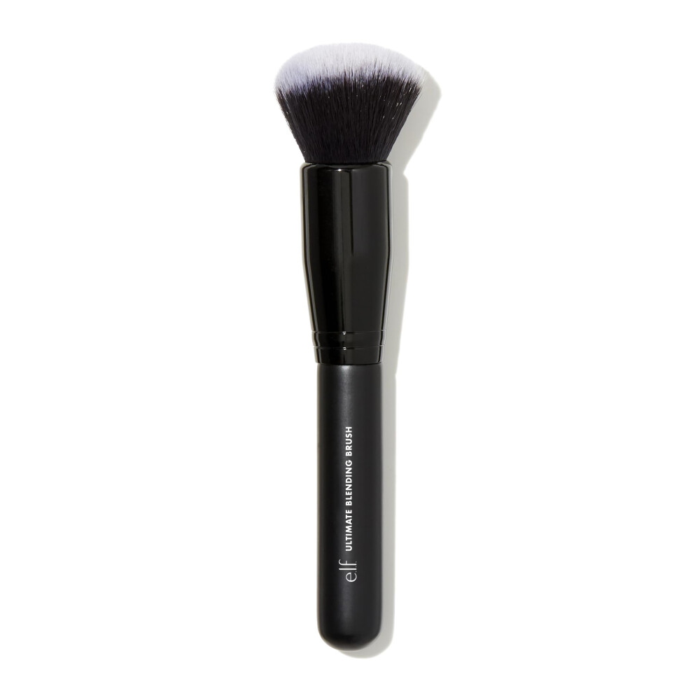 E.l.f. Ultimate Blending Brush, Soft, Synthetic, Large, Dome-Shaped, Dense, Contours Face For Seamless, Even Coverage, Sculpts, Easy To Clean, Easy To