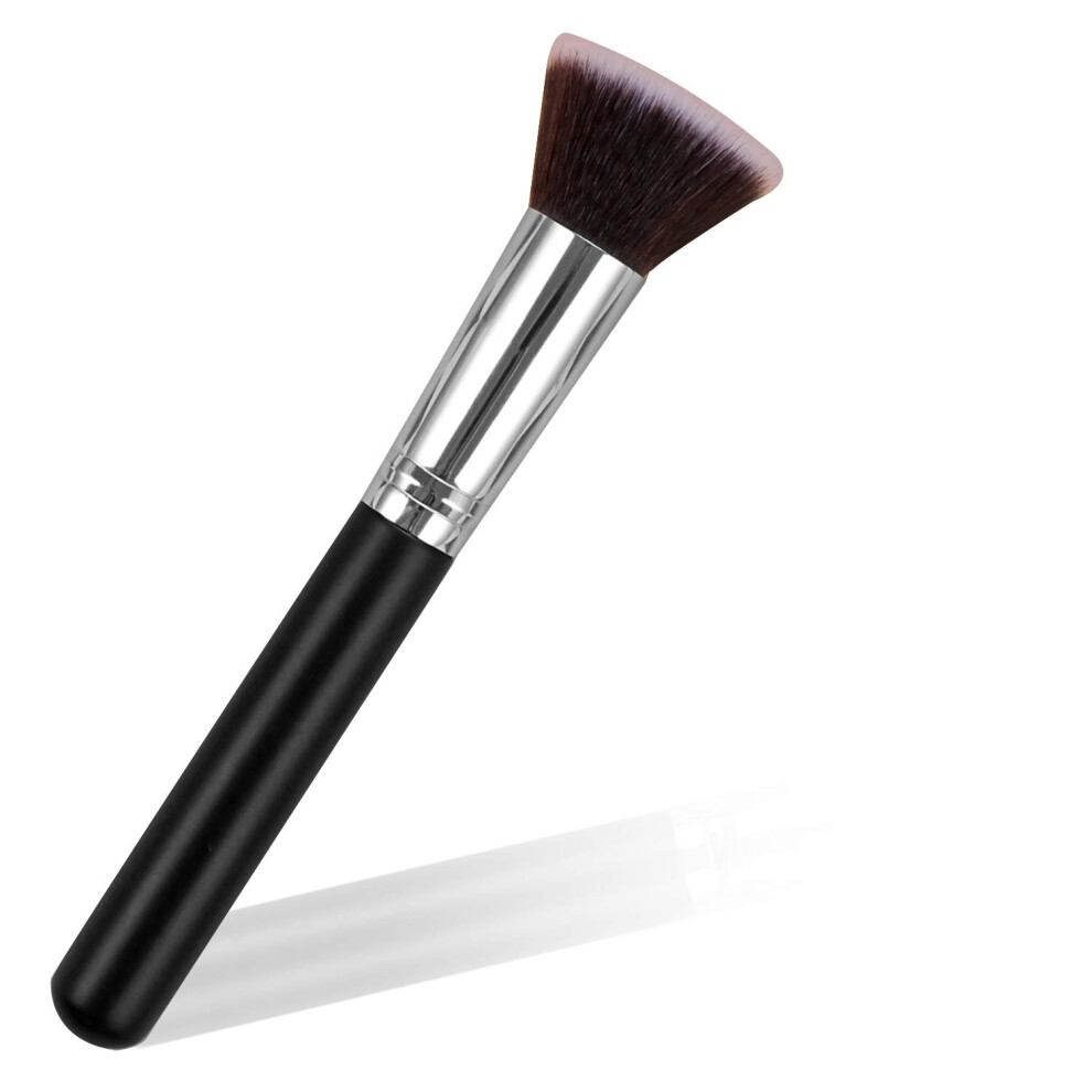 Maridergo Cream Foundation Make Up Brush Kabuki Flat Top Makeup Brushes, Perfect For Blending Liquid, Application For Concealer, Powder, Or Flawless Powder