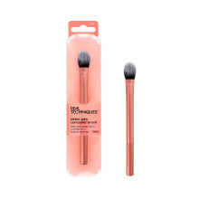 Real Techniques Brightening Concealer Brush, Kitten Paw Shape Fits Under Eyes to Conceal Dark Circles, Eye Cream, Primer, Brightener, and Cover