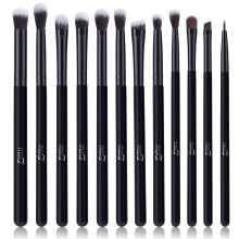 MSQ Eyeshadow Brushes 12Pcs Professional Eye Makeup Brush Set,Eye Makeup Brushes Set for Concealer, Eyeliner, Eyelash,Eyebrow, Blending, Contour (Pure