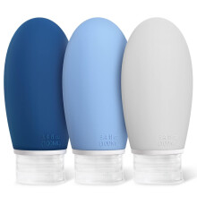 Opret 100ml Silicone Travel Bottle for Toiletries, 3 Pack Leak Proof Refillable Travel Containers Squeezable Travel Accessories for Shampoos,
