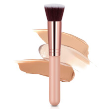 AOOWU Foundation Brush, Premium Makeup Brush for Liquid Makeup, Flat Top Foundation Brush Concealer Brush, Multifunctional Face Brush for Liquid,