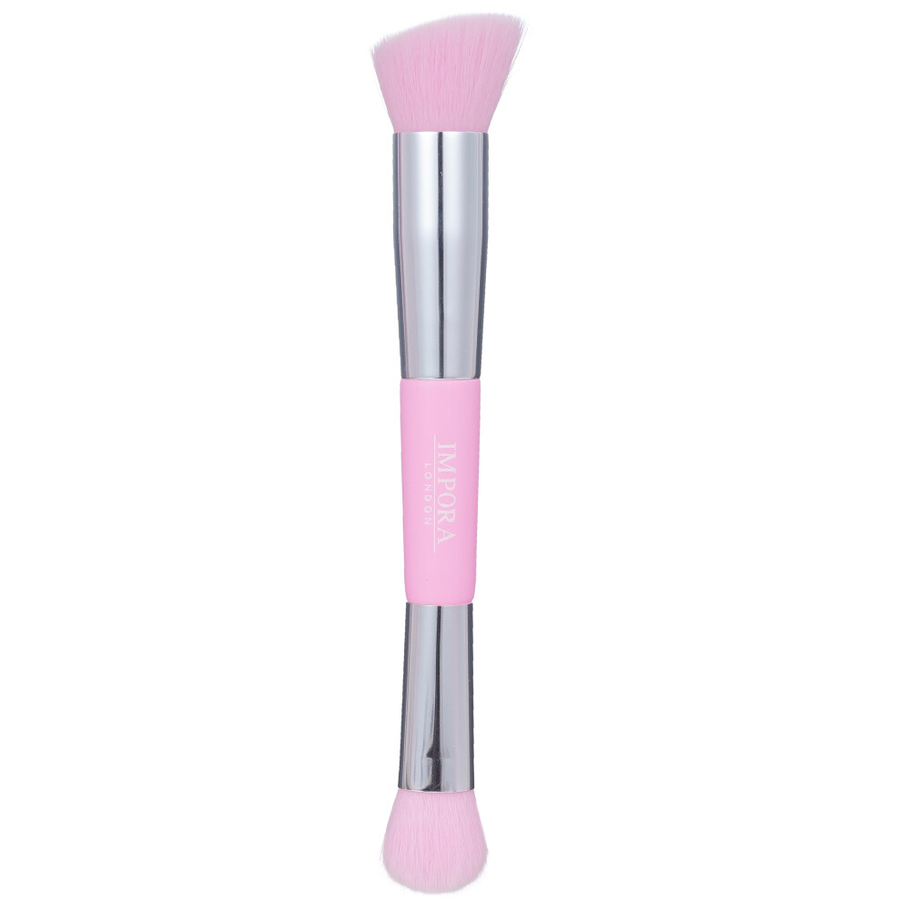 Impora London Cream Foundation Makeup Brush - Buffing, Blending, Highlight, Contouring. Contour Brush For Use With Powder, Blush, Liquid Foundation, Concealer,