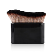 self brush Kabuki Foundation Body Makeup Brushes for Face Spray (Black-Brown)