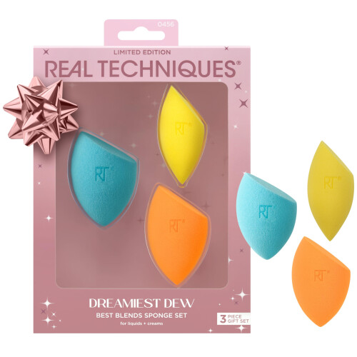 Real Techniques Real Techniques Dreamiest Dew Best Blends Sponge Kit, 3 Piece Limited Edition Gift Set
