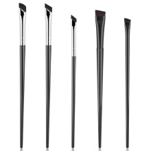 5 Pack Slanted Eyebrow Brush Eyeliner Brushes Angled Makeup Brush Fine Angled Eyebrow Concealer Brushes Ultra Thin Slanted Flat Angle Eye Makeup