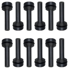 12Er-Pack WB02X24790 Rost-GummifüßE für GE Gasherd Top Range Rost-FußPolster, Rost-StoßDäMpfer, Herd-Kochfeld-Rost-Teile