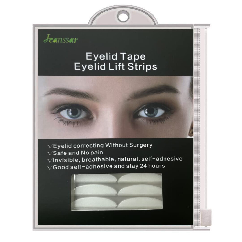Jeanssar 5Mm Self-Adhesive Eyelid Stickers, Double Eyelid Sticker For Heavy Hooded, Droopy Lids For Dramatic Lift - Instant Eye Lift Without Surgery For