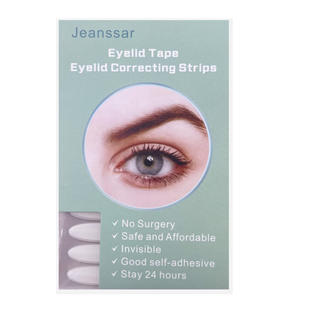 Jeanssar 3.5Mm Invisible Eyelid Tapes - 400Pcs Waterproof & Breathable, Eyelid Correcting Strips Instant Moderate Lifting No Surgery For Droopy Lids, Hooded