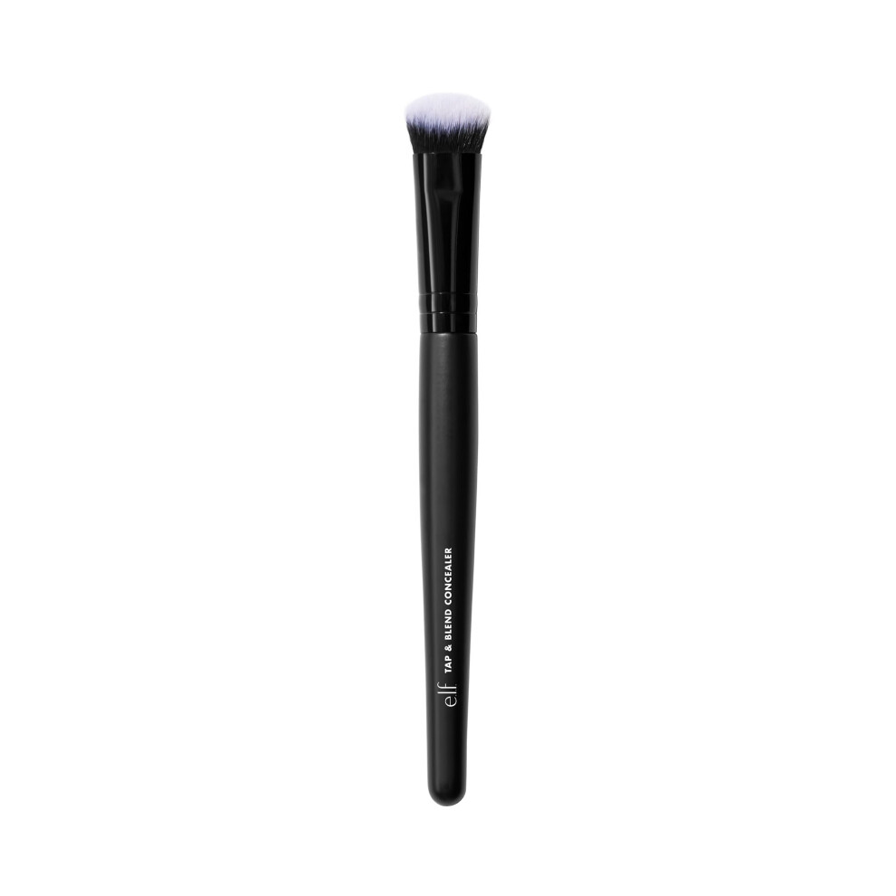 E.l.f. Tap & Blend Concealer Brush, Covers Blemishes & Spots For An Airbrushed Finish With A Precision Tip, Synthetic, Vegan, & Cruelty-Free Dark
