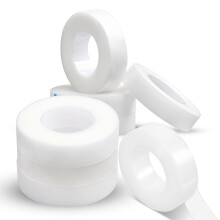 fenshine Lash Tape,8 Rolls PE Micropore Medical Tape for Eyelash Extension, Fabric Tape For False Eyelash Patch Makeup Tool (0.5inch x 10 Yards)