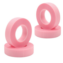 4 Rolls False Eyelash Tape, Pink Lash Tape, Breathable & Micropore, PE for Extensions, 9M Each Roll