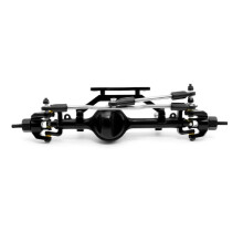Eje Delantero Completo de Metal para 1/10 RC Crawler YotaII Yota 2Generation D90 2Generation RC Accesorios Negro