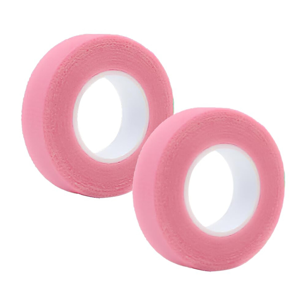 Aeuezxx Eyelash Tape, 2 Rolls Eyelash Extension Tape, Adhesive Lash Extension Tape, Breathable Micropore Fabric Tape, Eyelash Isolation Tape, For Eyelash