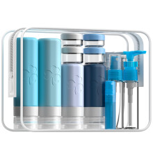 INSFIT 23 Pack Travel Bottles for Toiletries, TSA Approved Silicone Travel Size Toiletries with Toiletry Bag, BPA Free Leak Proof Refillable Travel