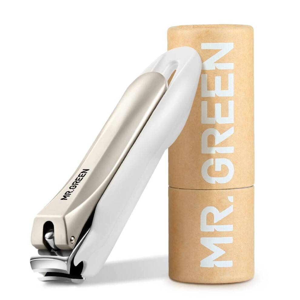 Mr.green Nail Clippers Anti Splash Fingernail Cutter Stainless Steel Manicure Tools Nail Scissors Detachable Design Nail Trimmer (Medium)