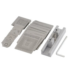 Upgraded Chip Soldering Platform Heating Bracket with High-Quality 60pcs Game Console BGA Pressure Welding Mold Template