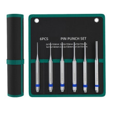 Alloy Steel Roll Pin Punch Tool Set 2mm-8mm for Watch Repair and Drill Bit Removal