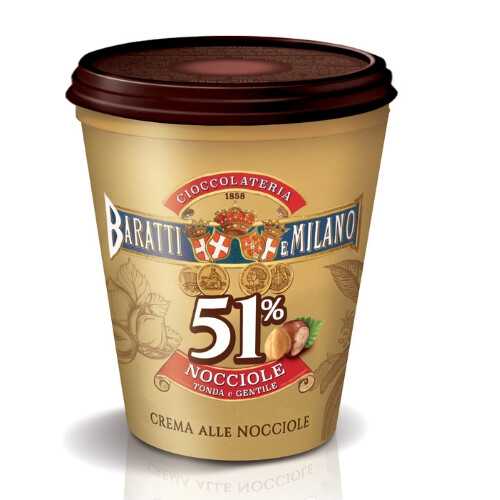 Premium Hazelnut Chocolate Spread Cream BARATTI 200g