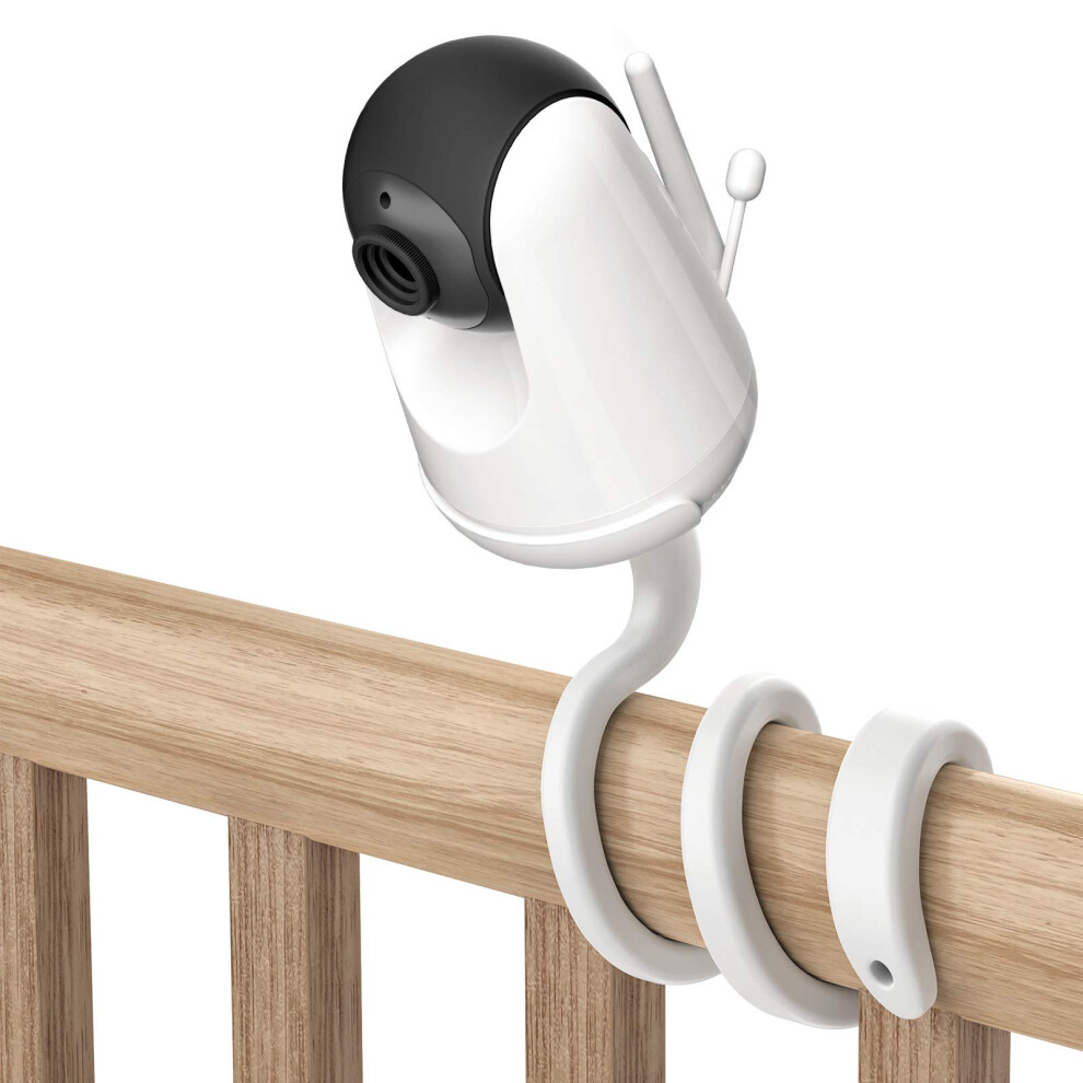 Flexible Twist Mount For Fakeme/Vava Baby Monitor 720P 5 Hd Display Video Baby Monitor Twist Holder No Need Tools, Without Wall Damage, Holaca