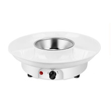 Elektrischer Schokoladenschmelztopf, Niedlicher Schokoladenfonduebrunnen, Wärmegerät für Milchschokolade und Käse, EU-Stecker
