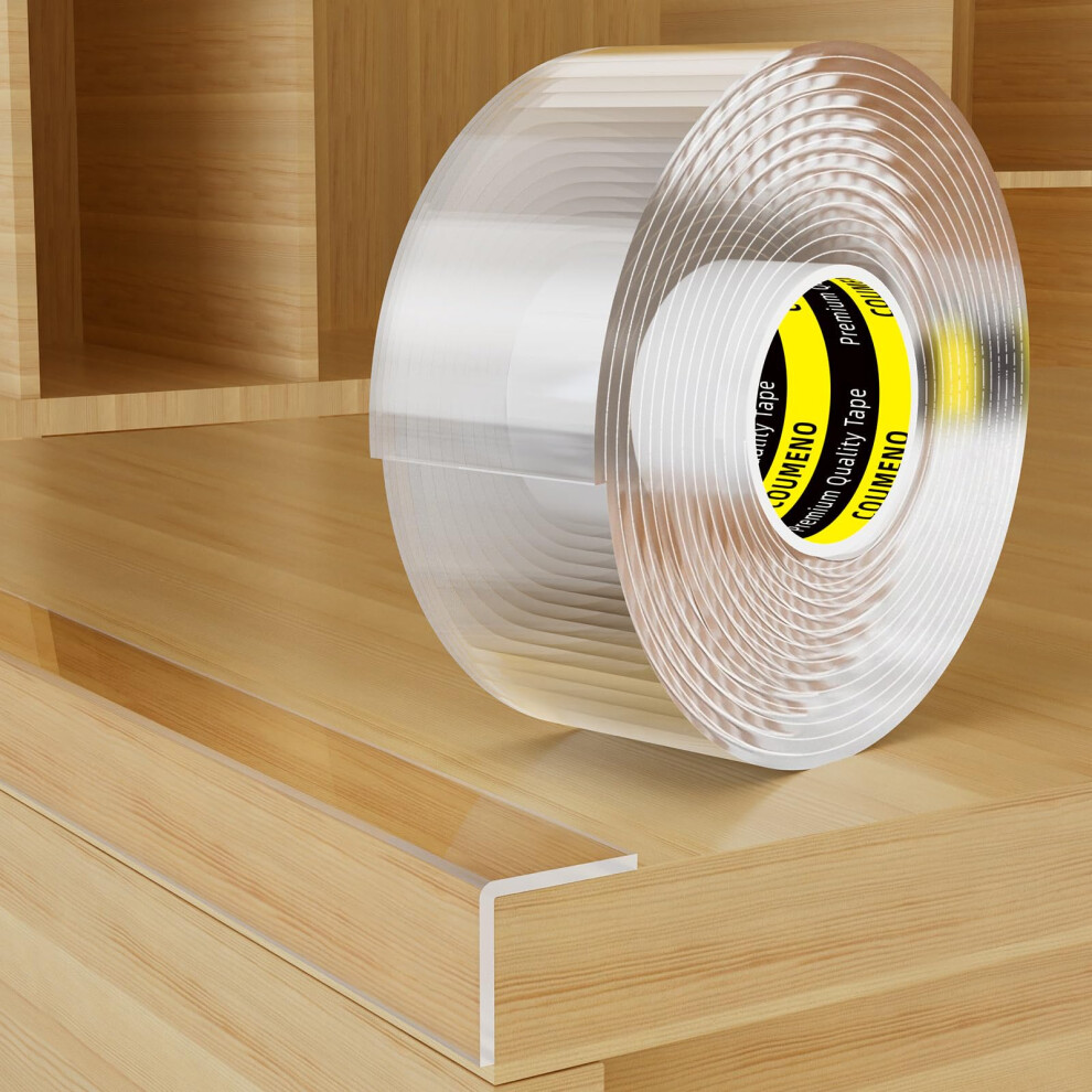Clear Baby Corner Protectors, 40Mm X 5M, 2Mm Thick Edge Protector Strips With Strong Adhesive. Transparent Baby-Proof Edge Corner Guards For Coumeno