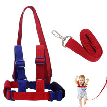 QOPAHI Baby Walking Harness and Safety Leash Anti-Lost, Baby Reins for Toddlers Boys & Girls, 2 in 1 Childrens Reins Child Rope Leash, Toddler Harness