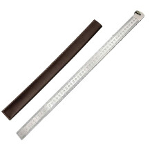 Règle Robuste, 50 cm (20 Pouces), Bord Droit en Métal de 5 mm (0,2 Pouce) D'Épaisseur