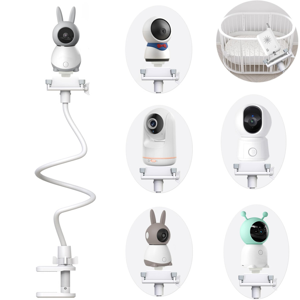 Baby Monitor Mount Stand Compatible With Boifun/Iegeek/Laxihub-P2t/Jeeber/Tecguud/Litokam Camera Baby Monitor Holder Adjustable Flexible Baby Derebir