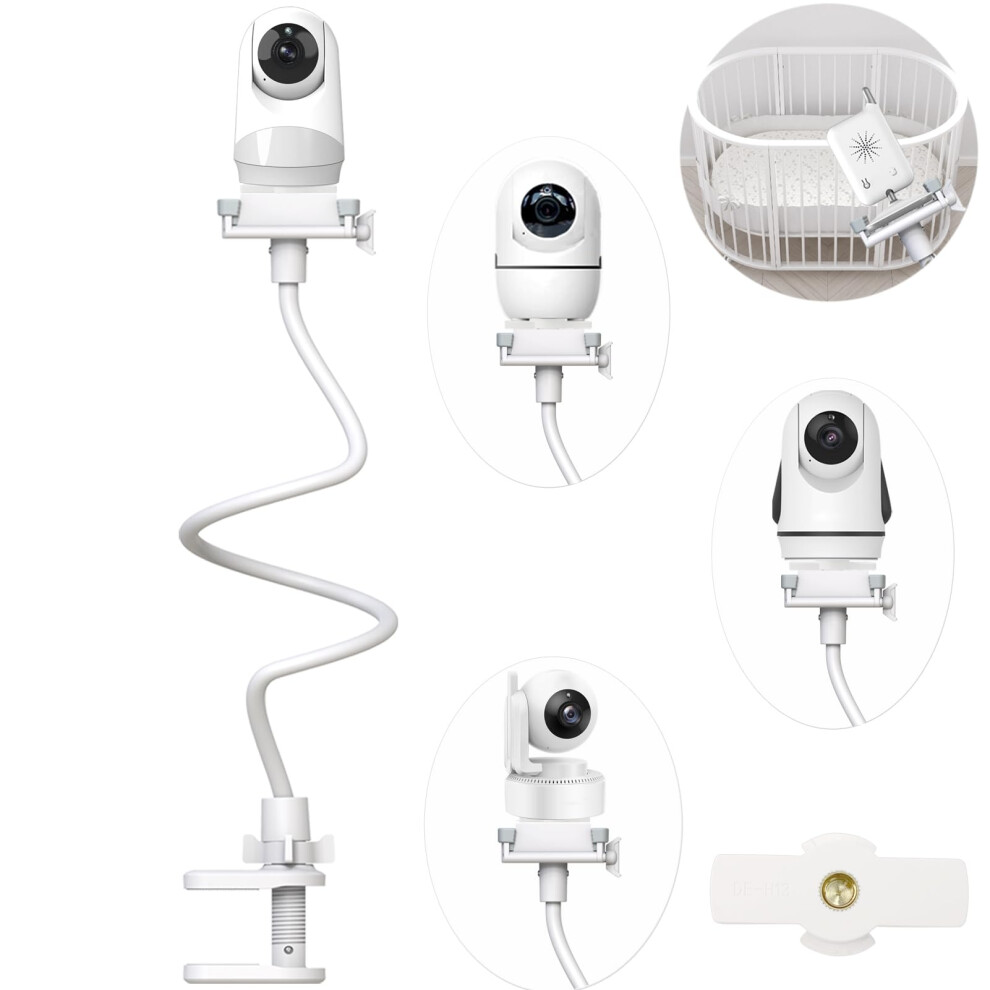 33.6" Baby Camera Holder Baby Monitor Mount Stand Compatible With Hellobaby Hb66/Hb6550/Hb6339/Hb6233/Hb40 For Blemil Bl9046 Vt Derebir