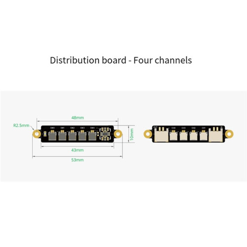 For  Power Distribution Board 4 Channels IA005 Four-Channel Power Distribution Module